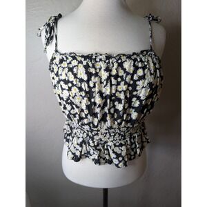 Stitch and Pine Floral‎ Feminine Daisy Tank Top womens size XL